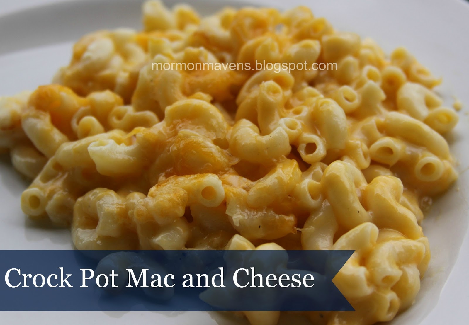 mac and cheese with evaporated milk in a crock pot