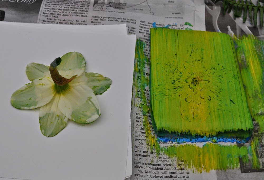 Art with Kids Nature Gelatin Prints