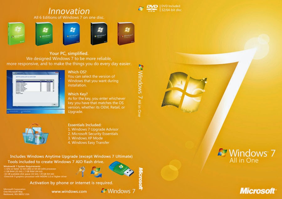 Windows 7 Ultimate x64 e 32bits PT-BR  pc