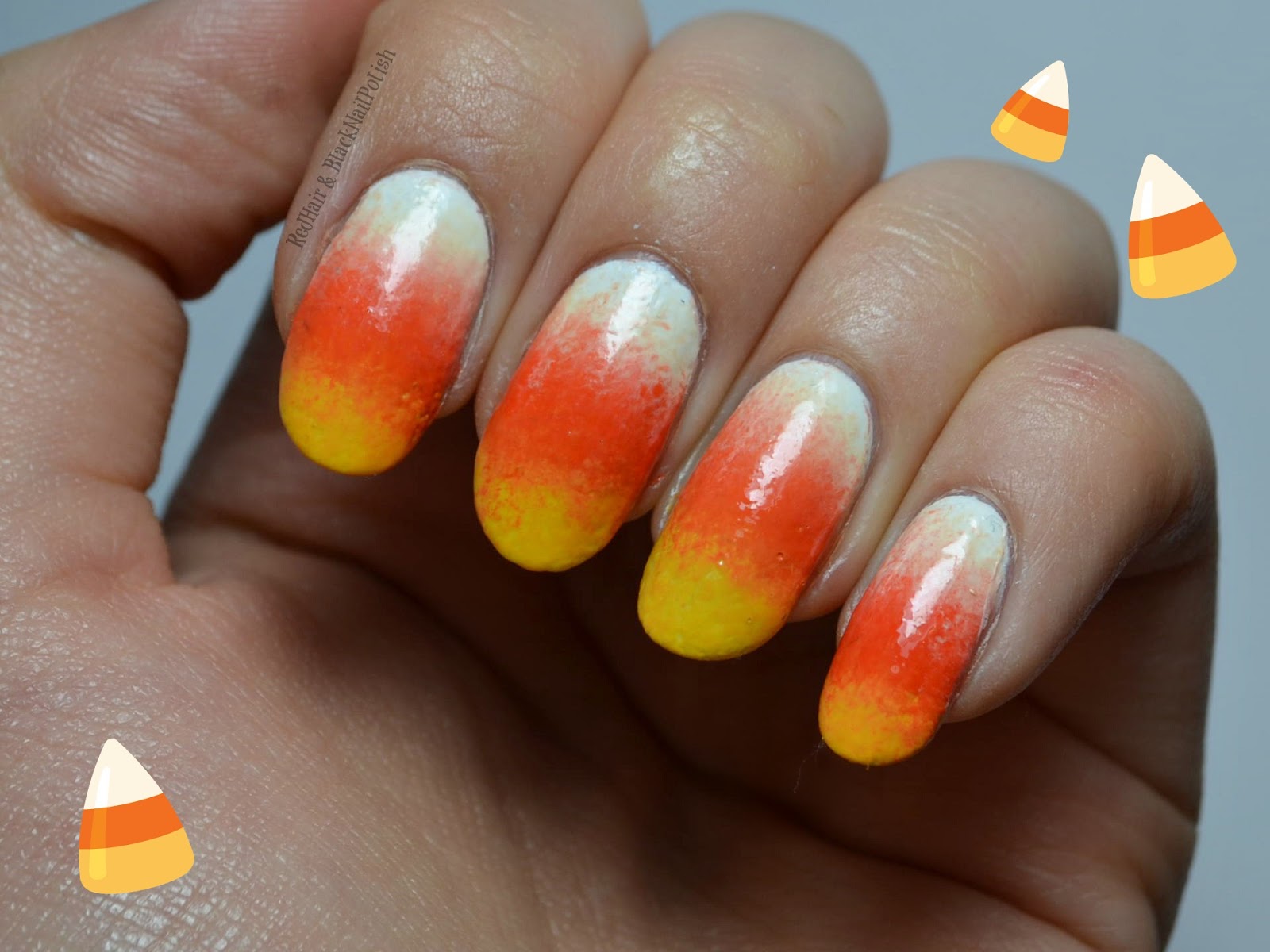 Candy Corn Nails