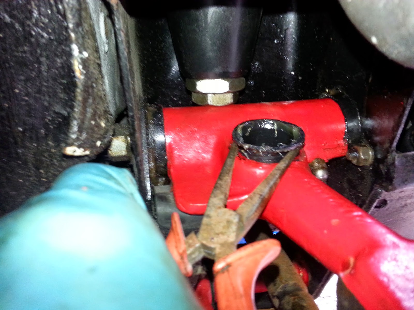 Wayne's Mini Progress Knuckle Joint Dust Covers Knackered