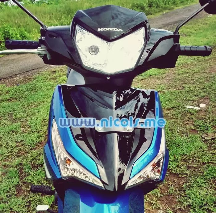 Tampilan depan Honda Supra X 125 FI 2014 Tampilan depan Honda Supra X 125 FI 2014