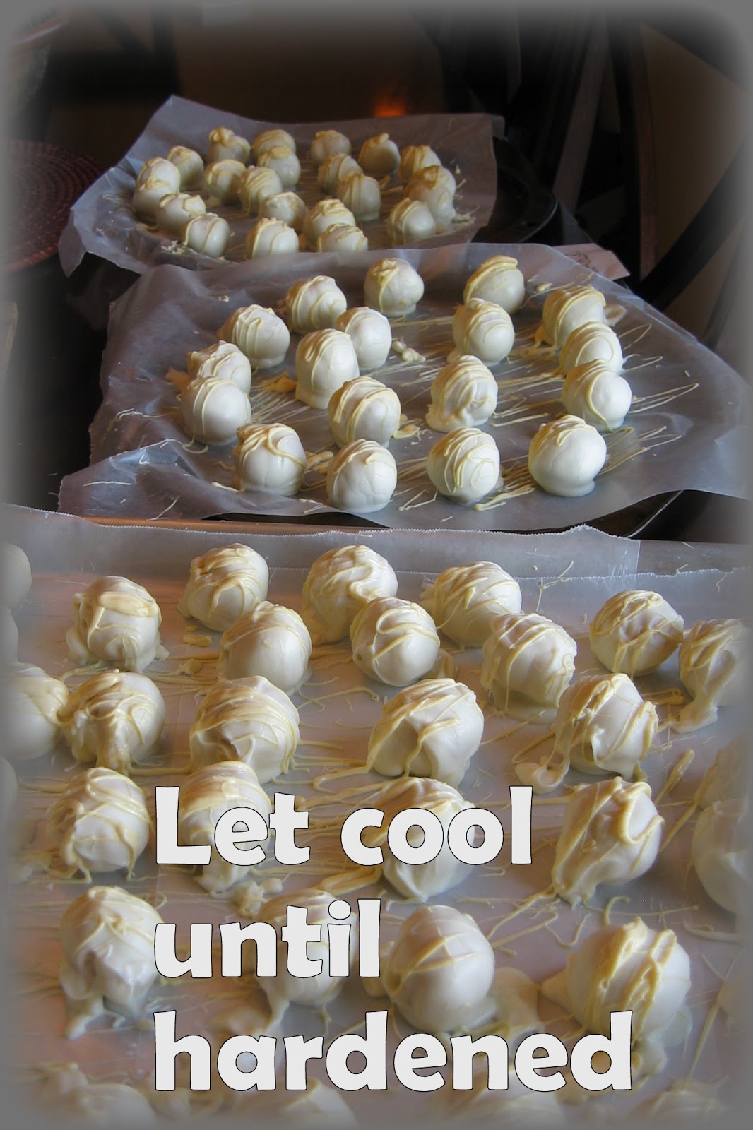 Pink Cookies with Sprinkles Lemon and Cream Cheese Truffles