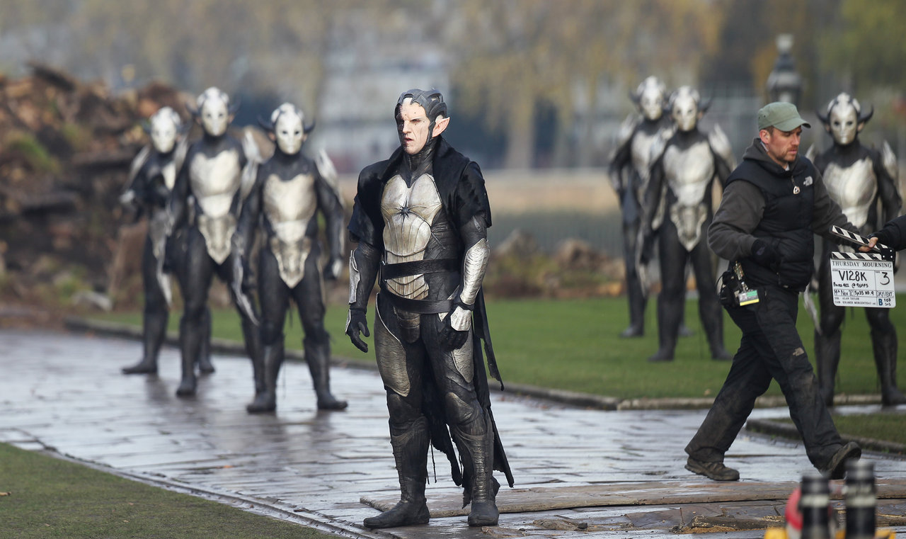 Christopher Eccleston como Malekith en Thor: The Dark World