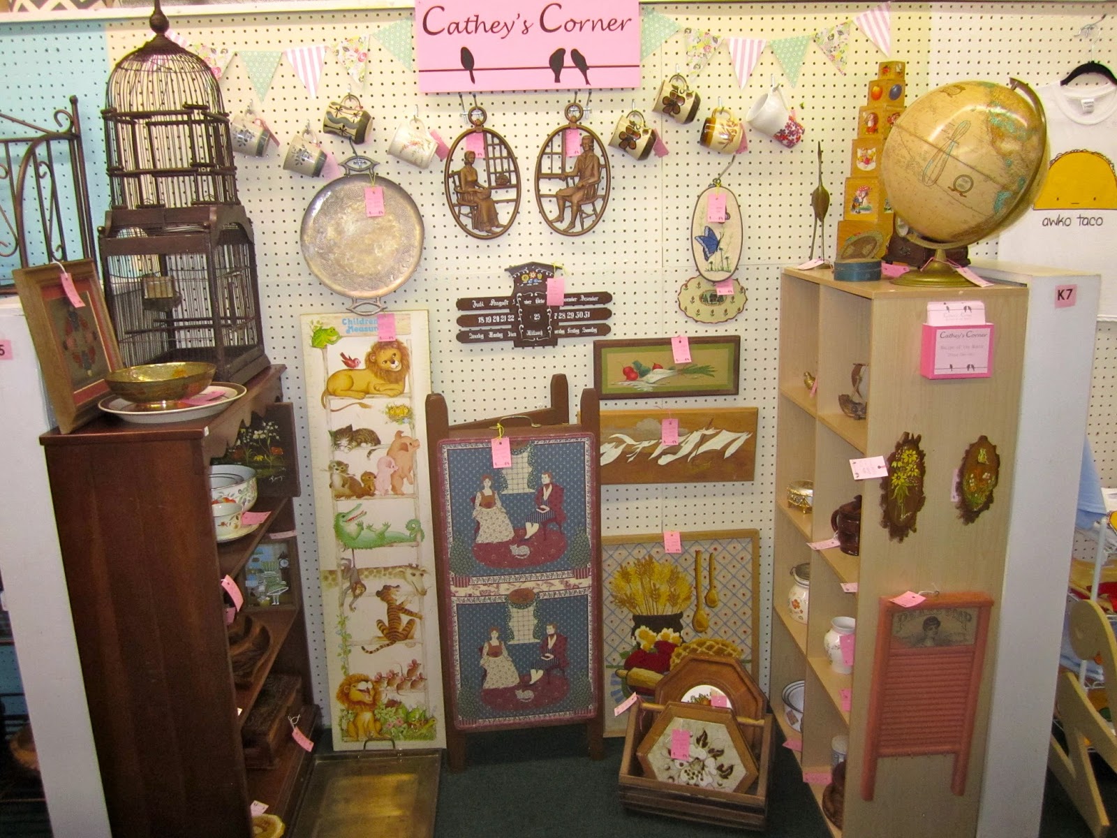 Cathey with an E Antique Booth August Recap