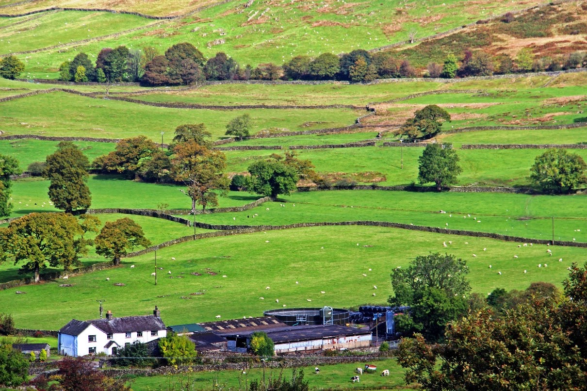 the viewing deck Lake District Hiking 1st part; Sightseeing the