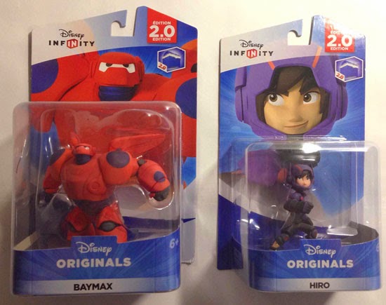 Disney INFINITY Originals - Hiro and Baymax Figures from Big Hero 6 Character Bundle 