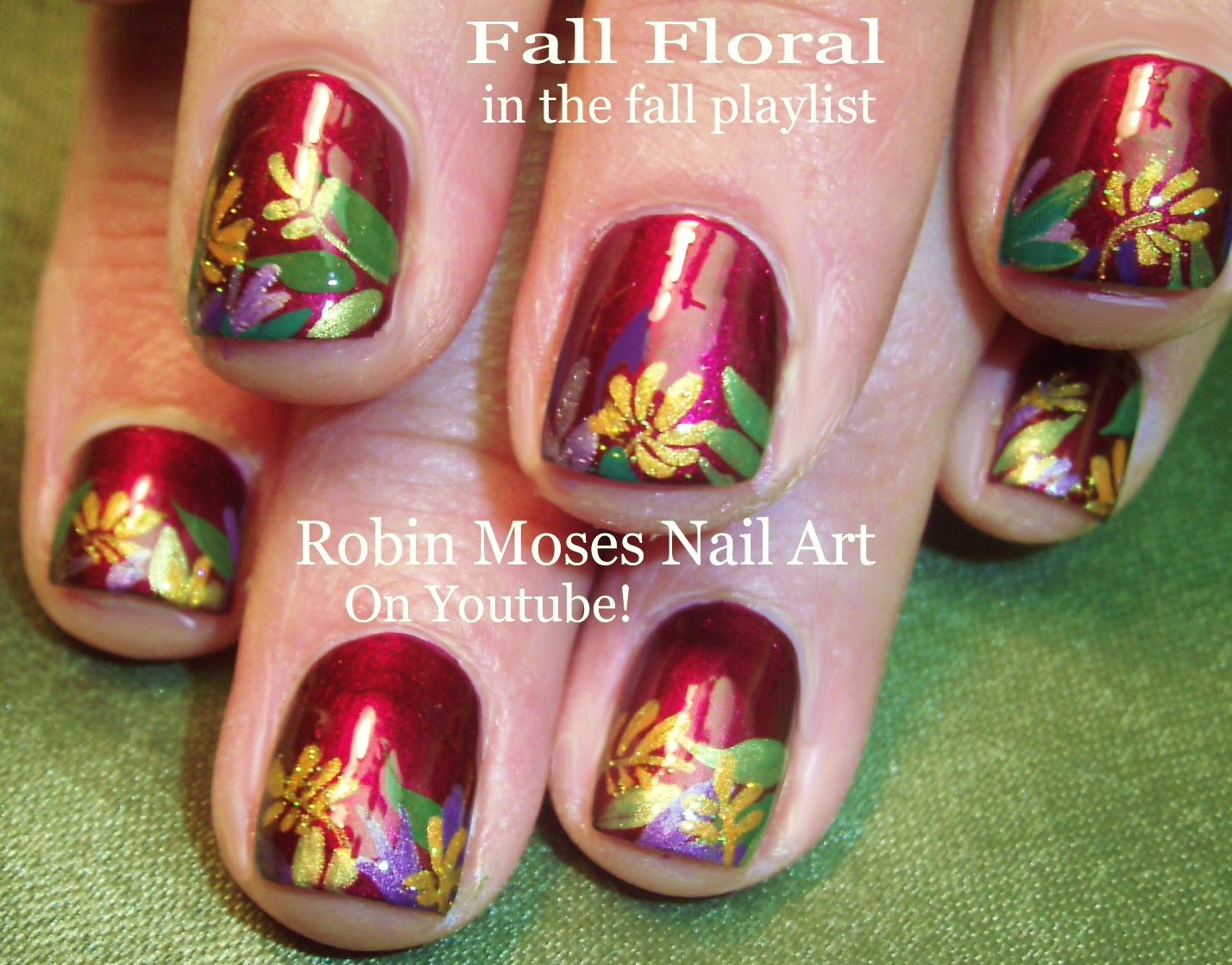 Robin Moses Nail Art Sweaters and Plaid Flannel Nails up for Monday