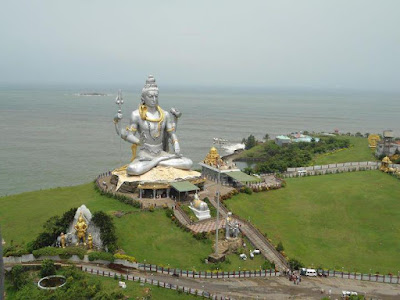 Statue of Lord Shiva Murudeshwar Beach Karnataka