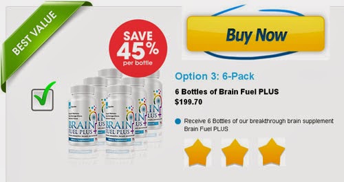  6 Bottle Pack of Brain Fuel Plus