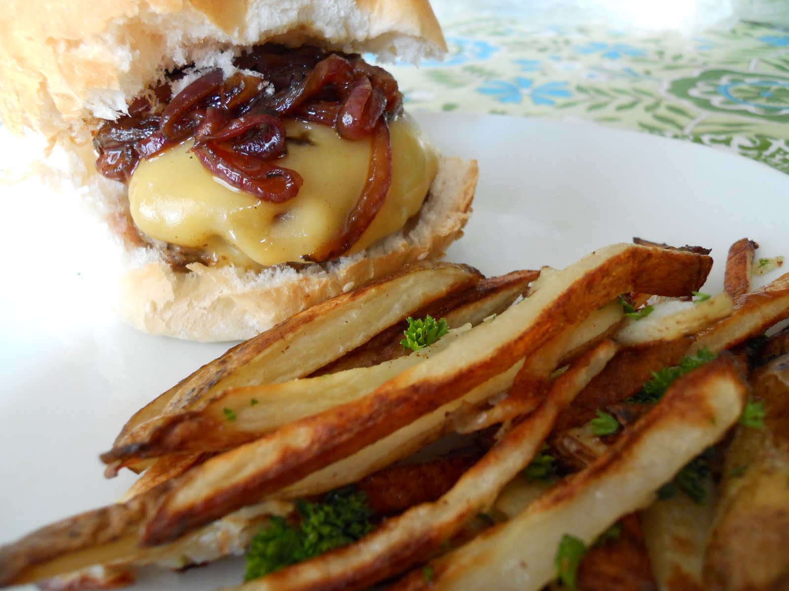 See Aimee Cook FigGlazed Burgers with Red Onion Jam