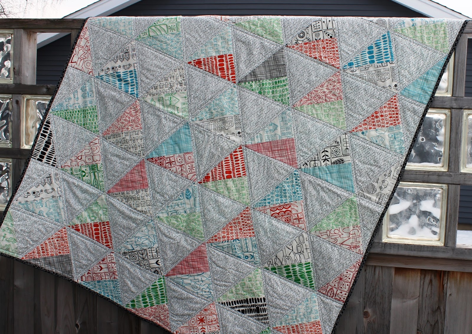 SunShine Sews... Stereo Quilt Completed