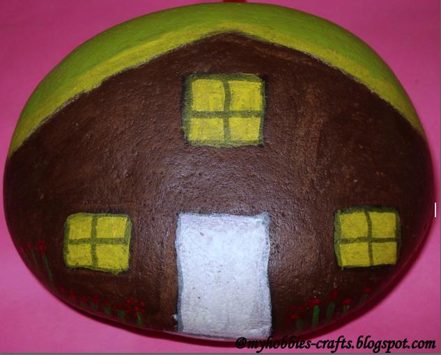 My Hobbies and Crafts Rock House Rock Painting