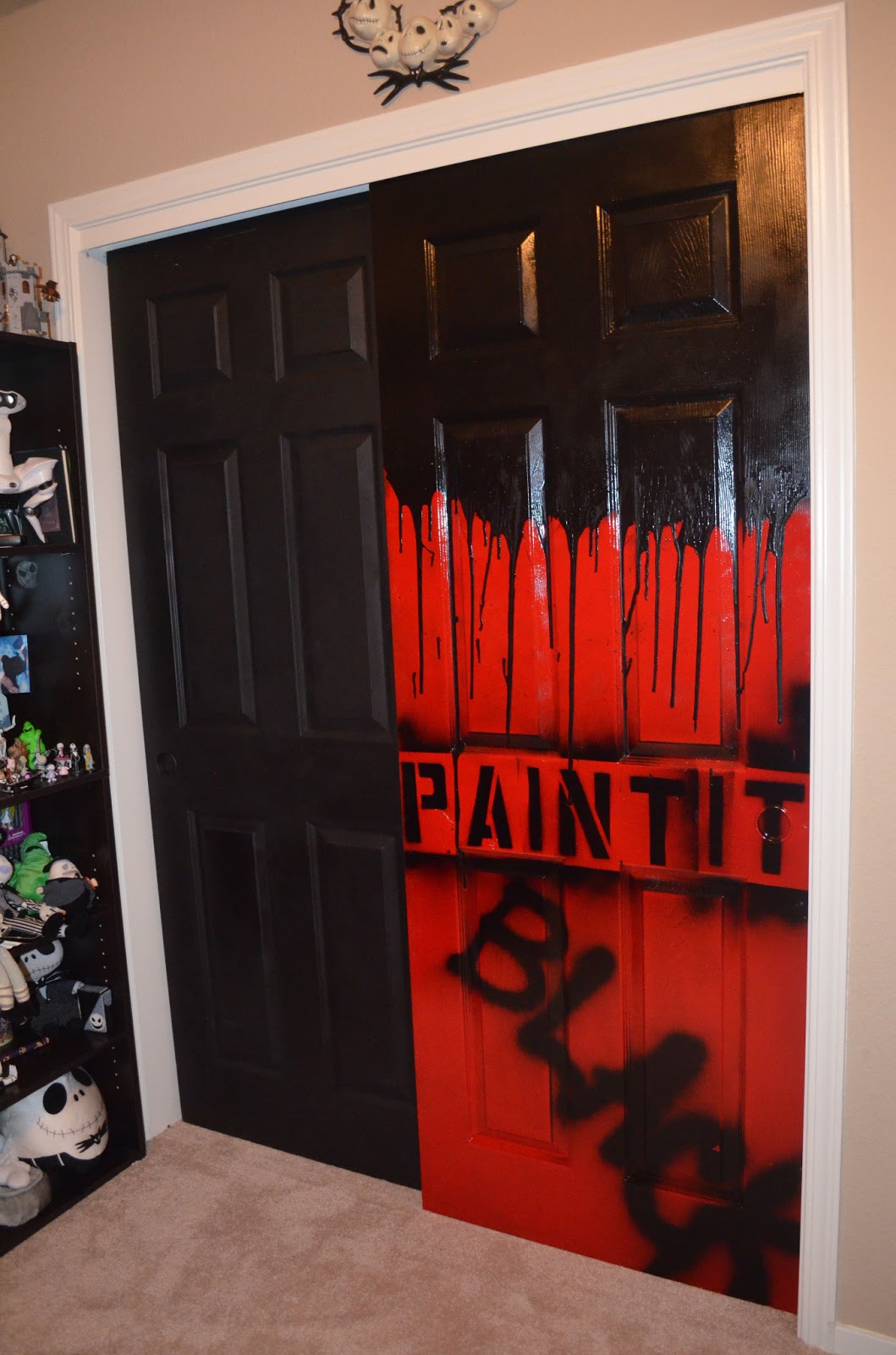 Crafty Mom of 3 I See A Red Door And I Want It Painted Black.