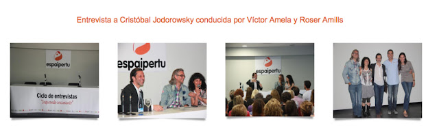 Con Cristóbal Jodorovsky en Granollers 1 Con Cristóbal Jodorovsky en Granollers - Roser Amills, escritora mallorquina