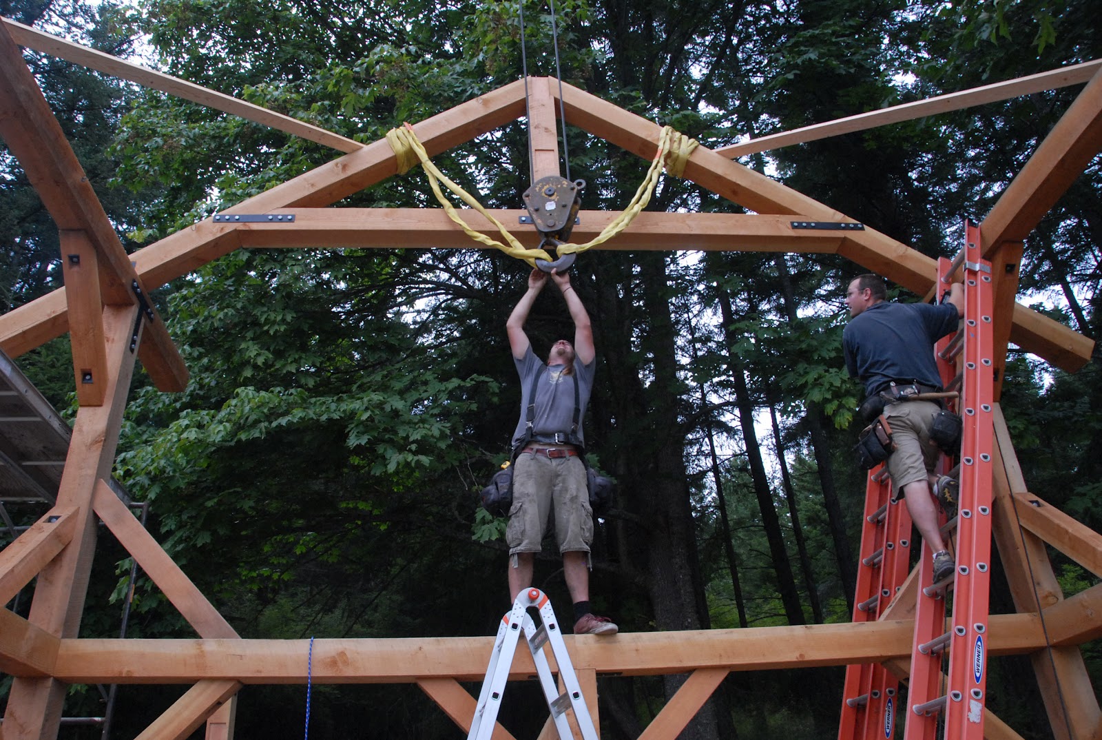 Eye On Orcas Building a Timber Frame Homestead on Orcas Island