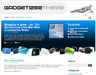 Gadgetizer – Free WordPress Theme Gadgetizer – Free WordPress Theme