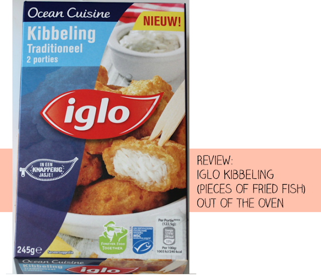 Review: Iglo Kibbeling (pieces of fried fish) out of the oven | stukjes gefrituurde witvis uit de oven