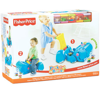 fisher price gobble and go hippo