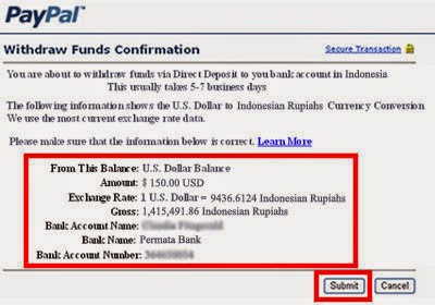 Cara withdraw ke paypal