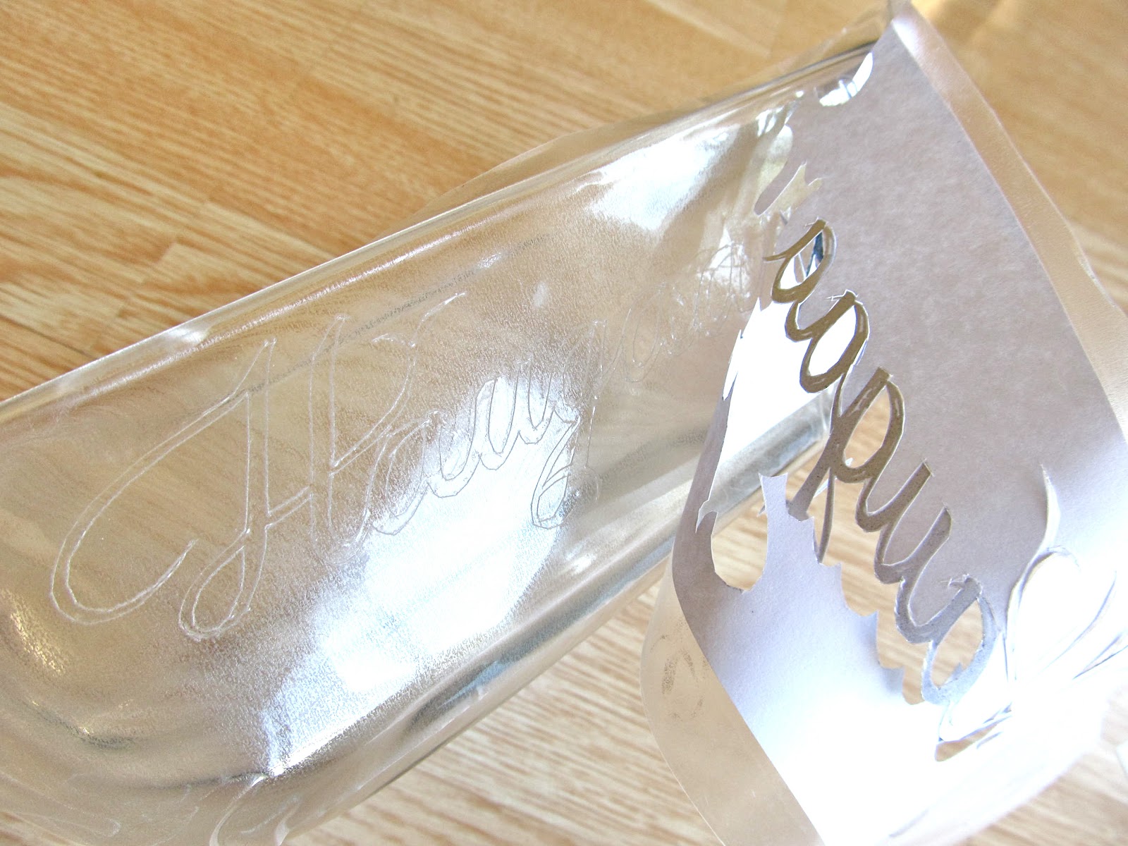 Keep Calm & DIY Glass Etching PhotoTutorial