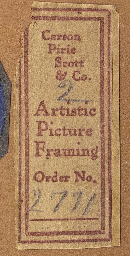Picture Frame Labels Carson Pirie Scott & Co.