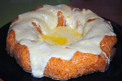 corona di riso con fonduta