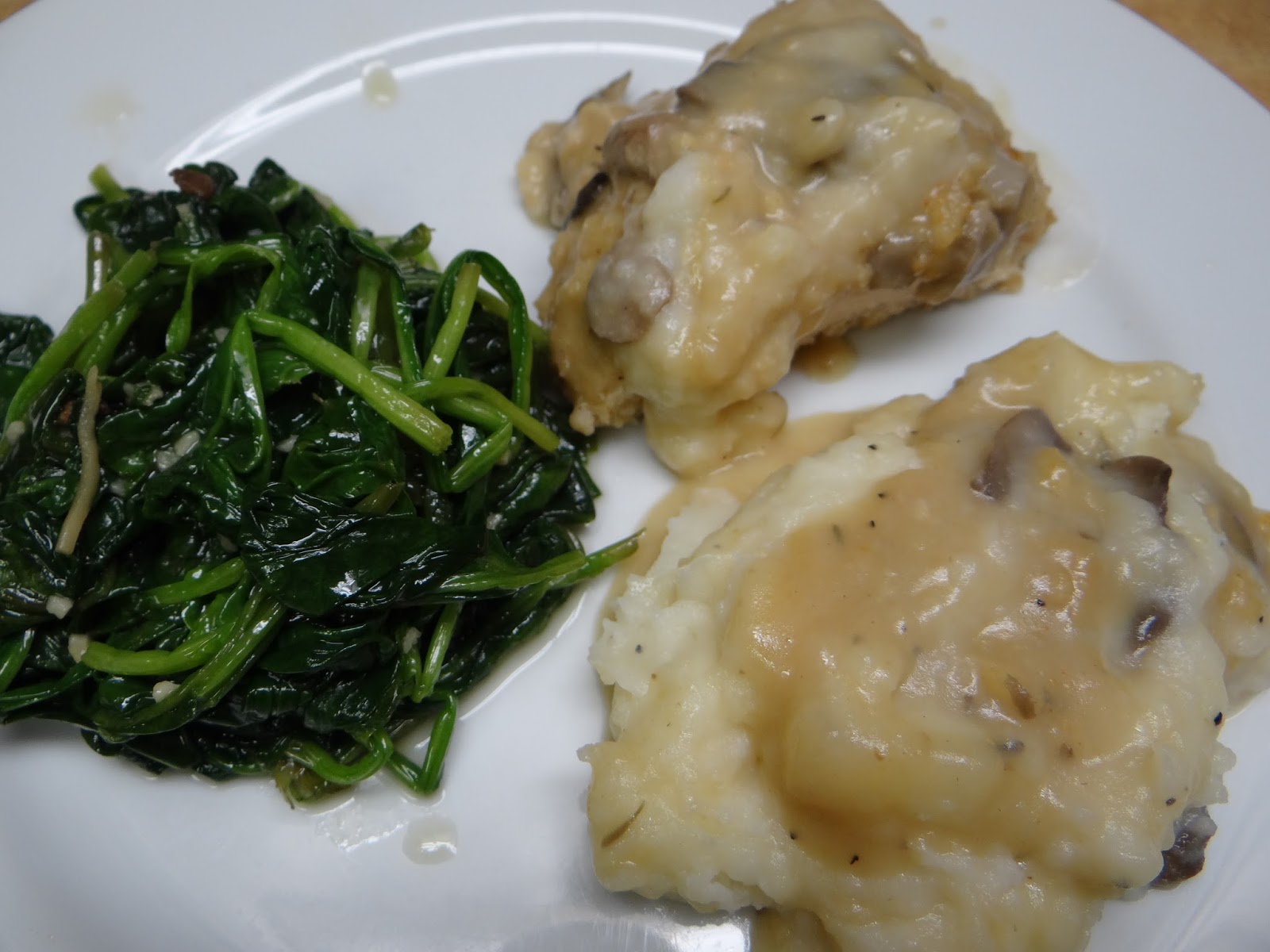 Trader Joe's 365 Day 281 Chicken Marsala with Mashed Potatoes