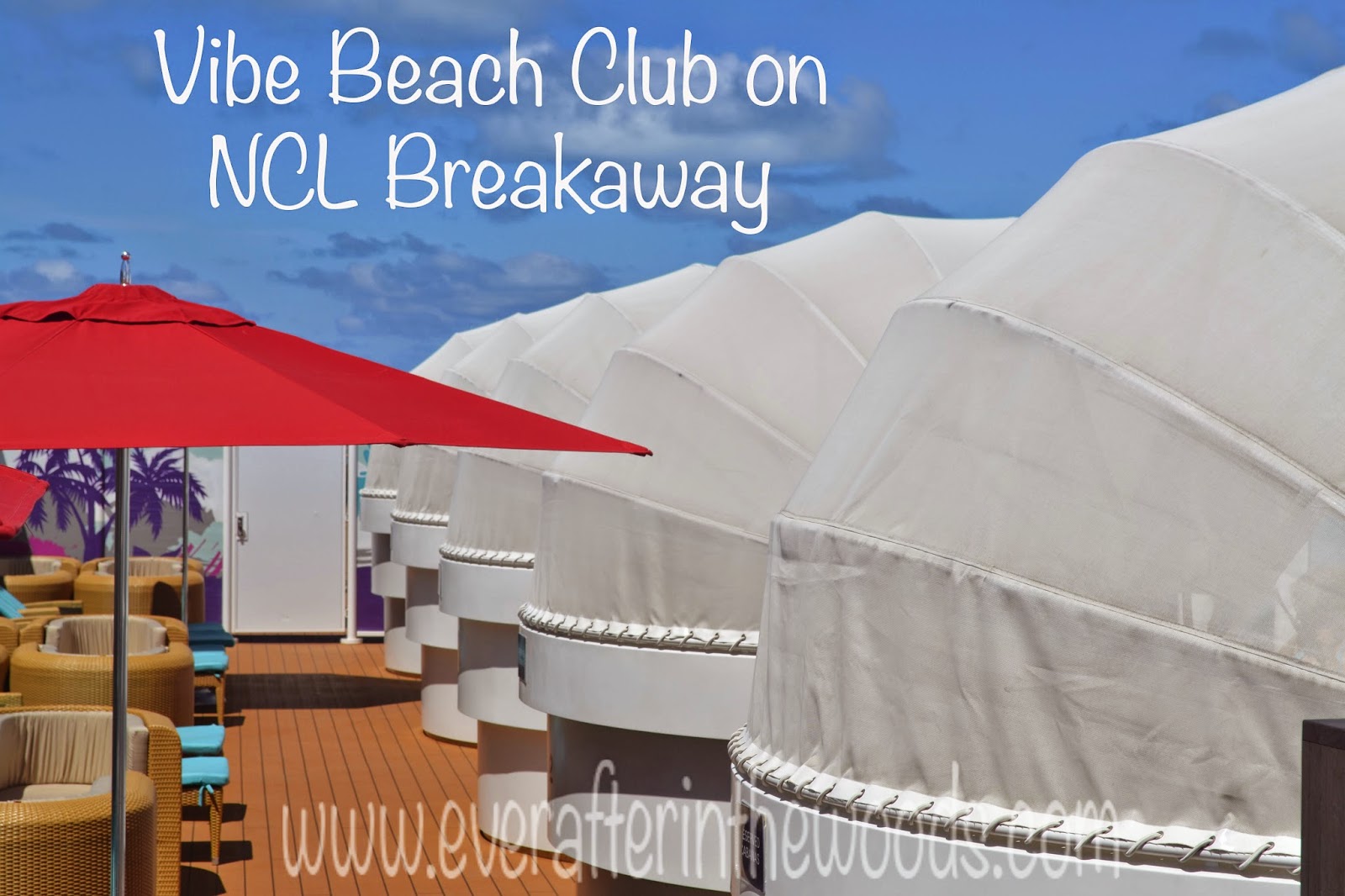 Vibe Beach Club on Norwegian Breakaway - Ever After in the Woods