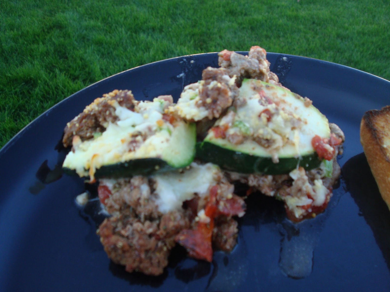 menu managed Beef and Zucchini 'Lasagna'