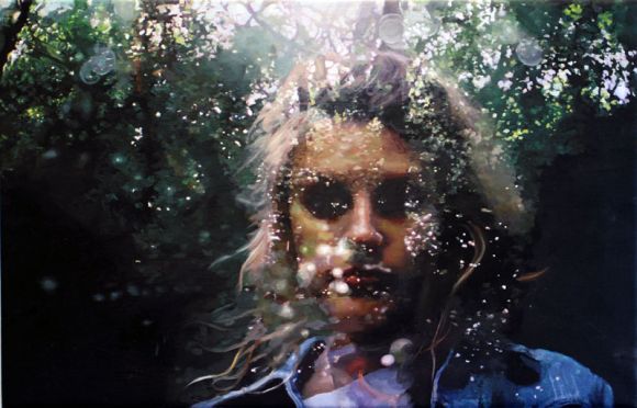 Pakayla Biehn pinturas hiper realistas fotografia dupla exposição