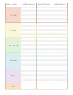 printable teacher lesson plan book