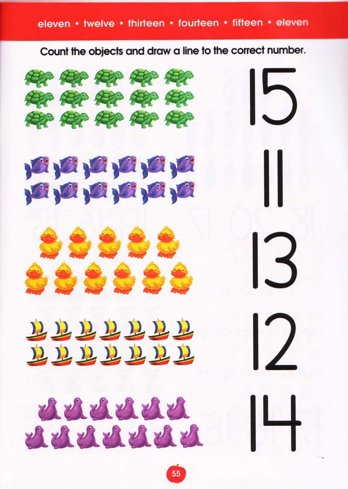 atividades com numeros em ingles para imprimir