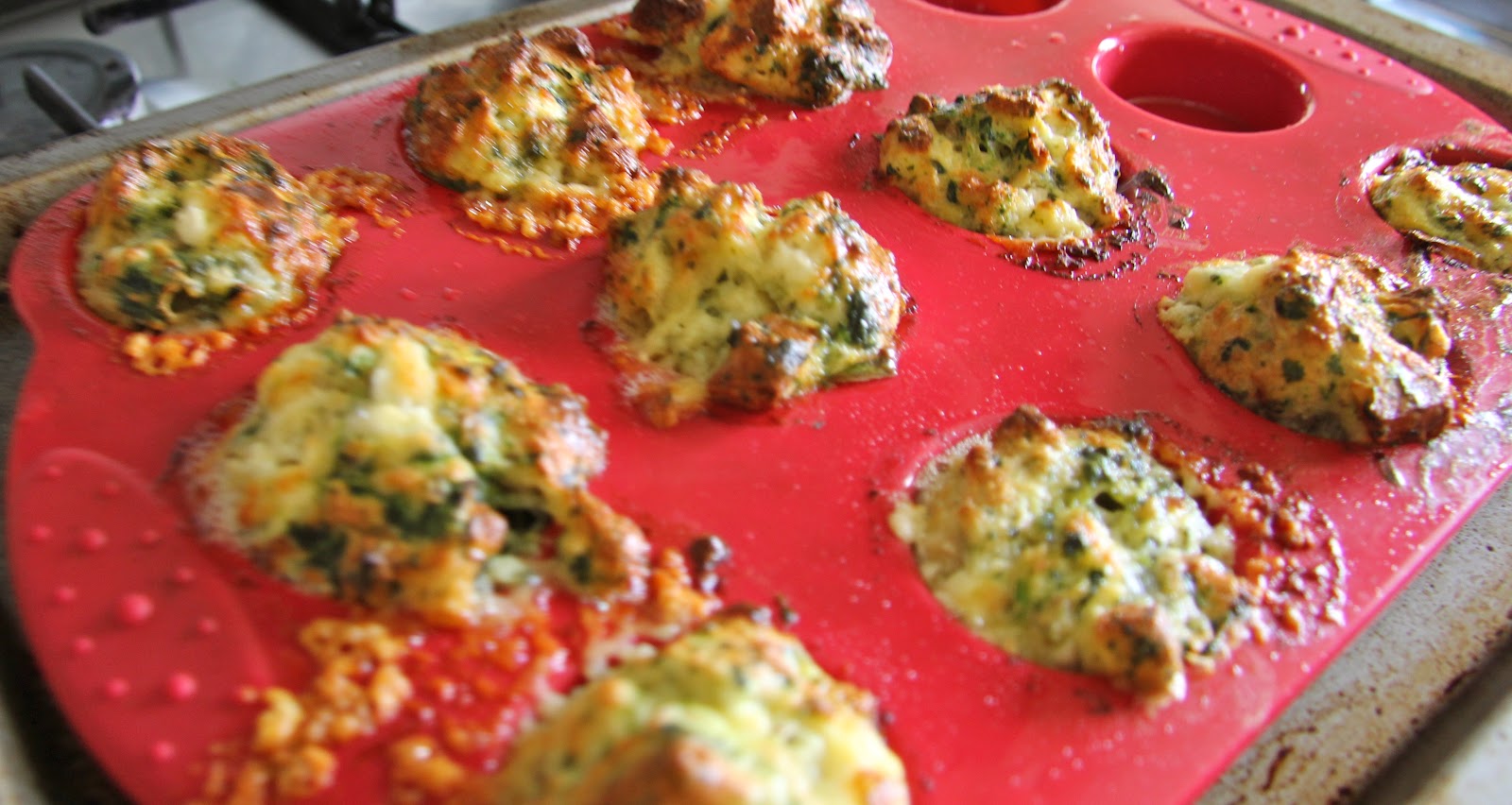 mamacook Spinach and goats cheese bites for babies and toddlers