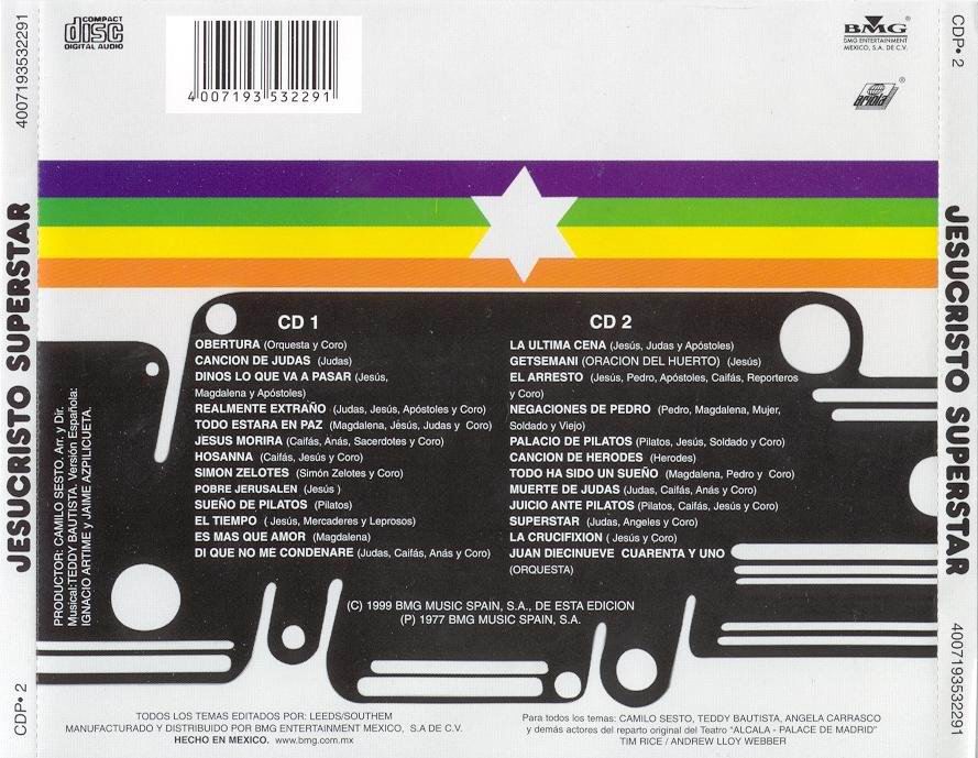 jesucristo superstar cd jesucristo superstar cd
