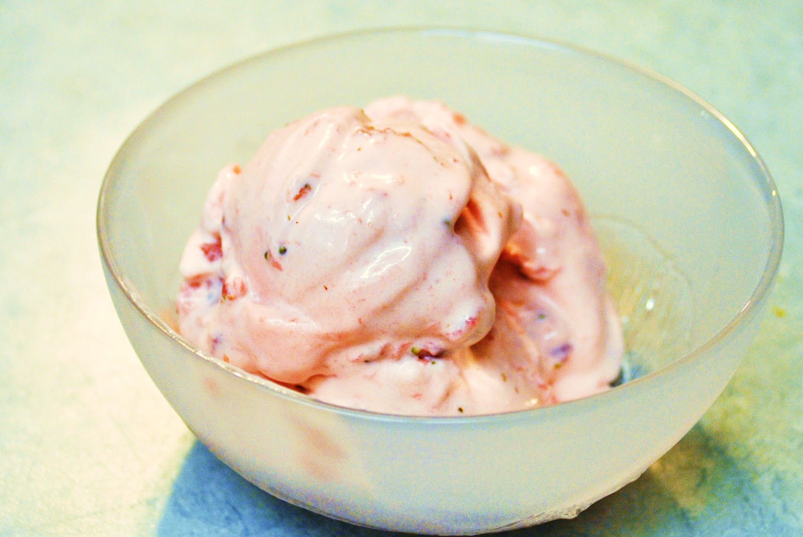 Kristin in Her Kitchen Strawberry Sour Cream Ice Cream
