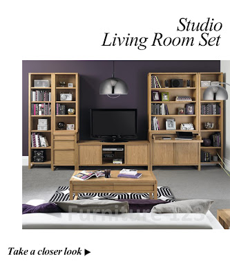 Studio Solid Oak Living Room Furniture Set from Furniture123 Studio Solid Oak Living Room Furniture Set from Furniture123