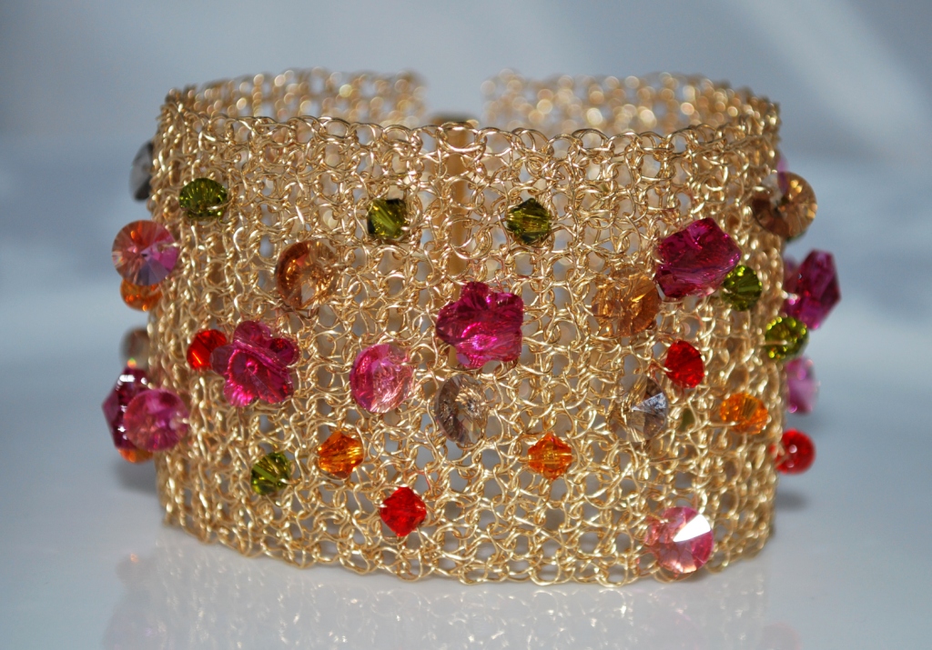 Crochet Wire Cuff Bracelets