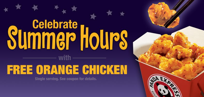 Panda express coupons free orange chicken