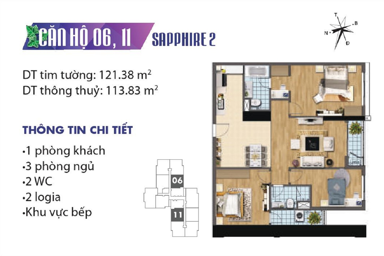 Mặt Bằng Chung Cư Goldmark City Tòa SapPhire 2 Mặt Bằng Chung Cư Goldmark City Tòa SapPhire 2