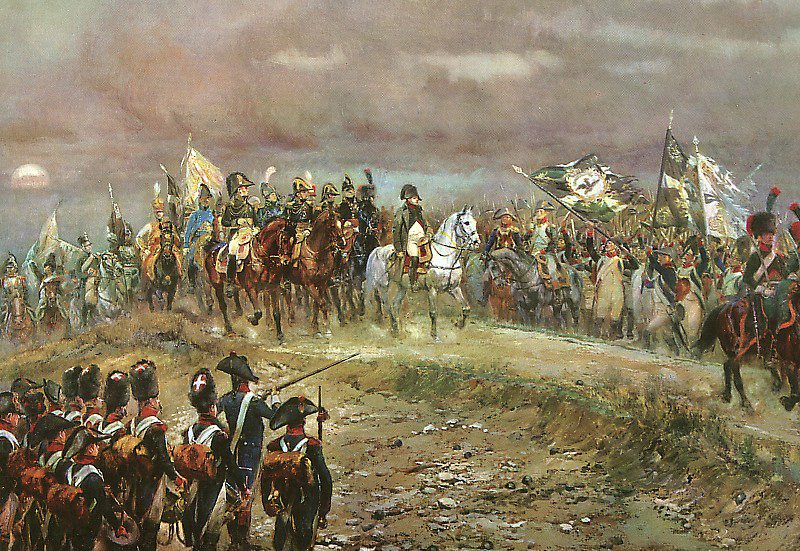 Napoleon_reviews_captured_Prussian_flags_battle_of_Jena.jpg