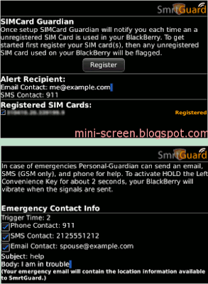 SmrtGuard Mobile Security Free App for Blackberry Smartphone