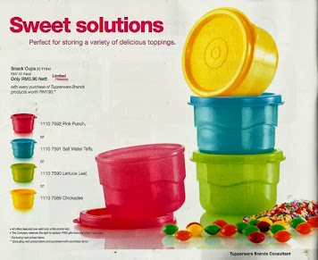 SNACK CUP TUPPERWARE