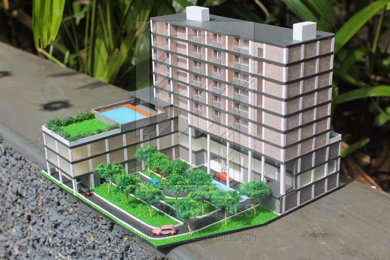 i_maquettes: Maket Studio Akhir Arsitektur-City Hotel
