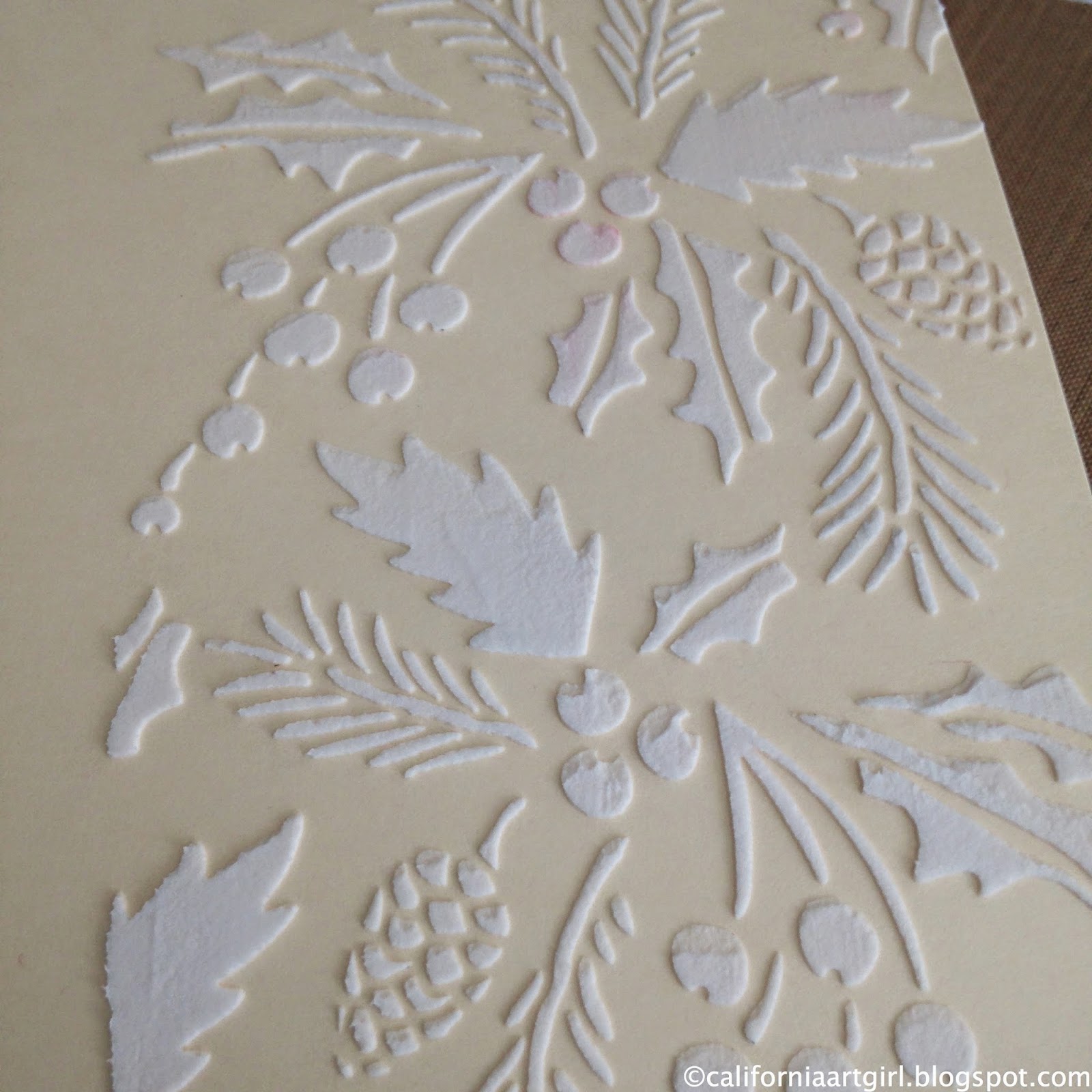 Richele Christensen Playing with Texture Paste!