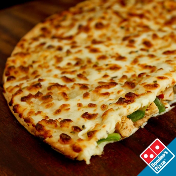 Around the World Domino's Pakistan Quesadilla Pizza Brand Eating