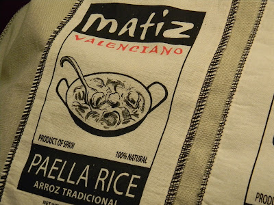 decorative pillow paella rice bag