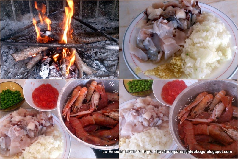 PAELLA DE MARISCO (A LA LEÑA)