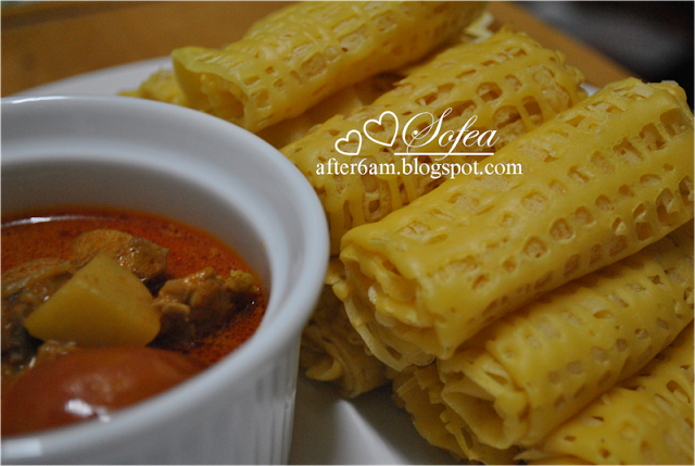 Roti Jala Cicah Kari Ayam Recipes Roti Jala Cicah Kari