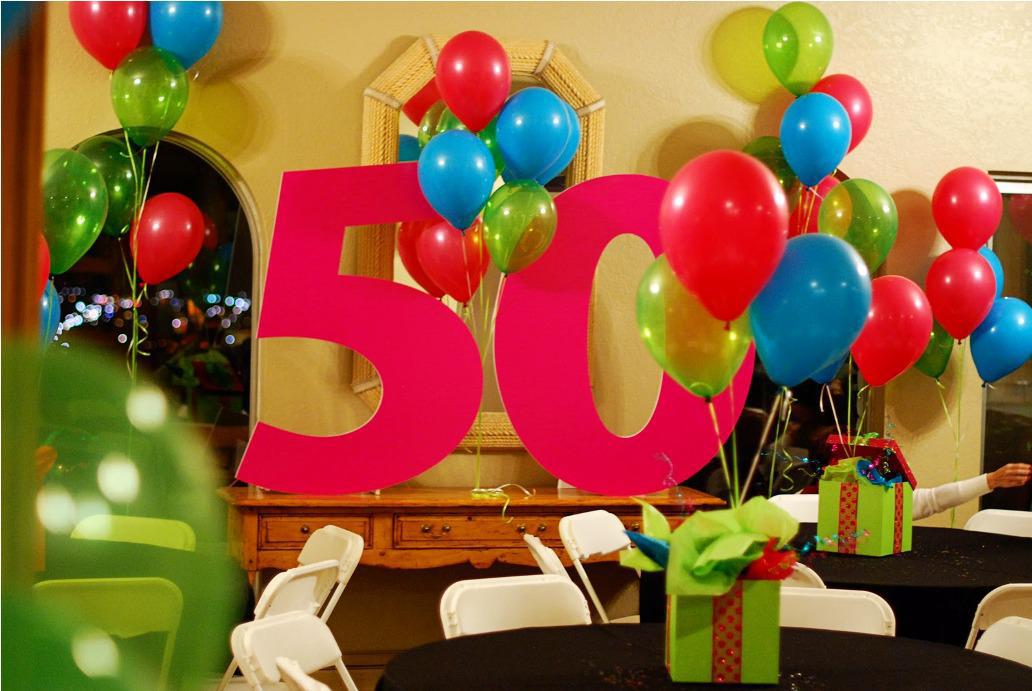 Decoración fiesta 50 Años